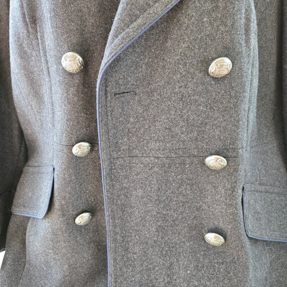 Coldwater Creek Wool Blend Pea Coat Double Breasted Womens XL - Picture 6 of 15
